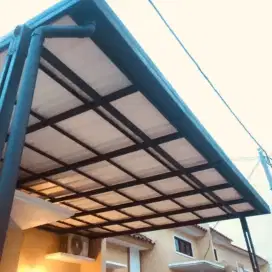 Siap bongkar pasang kanopi baja ringan