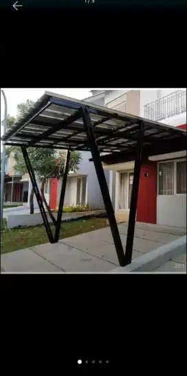 Siap bongkar pasang kanopi baja ringan