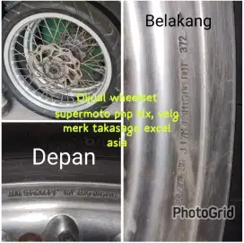 WHEELSET SUPERMOTO KLX