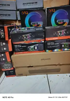 Di jual borongan Speaker bluetooth+ headset+HT