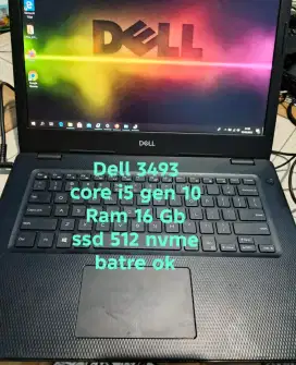 Dijual laptop Dell I5 Gen 10