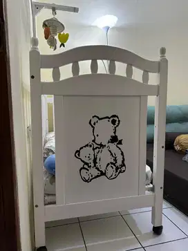 DIJUAL ! Baby Crib Little Equi 4 Way Type Brown Bear