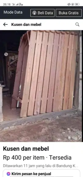 Kusen pintunya ready dari kayu bekas meranti oven berkualitas