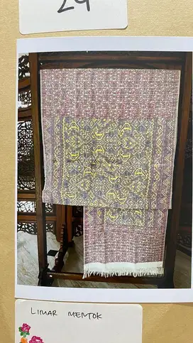 Di jual kain tenun palembang