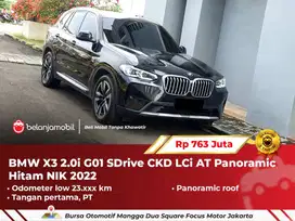 [ LOW KM ] BMW X3 X 3 2.0i G01 SDrive CKD LCi AT Panoramic 2022/2023