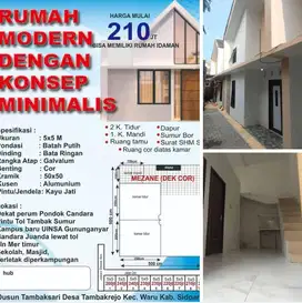 Rumah baru siap huni Tambak Rejo Waru perbatasan Surabaya