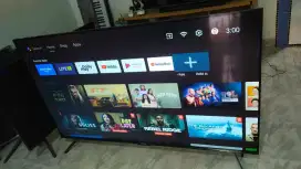 Android PRISMT 55 IN WIFI YOUTUBE NETFLIX NORMAL KONDISI nya 4k UHD
