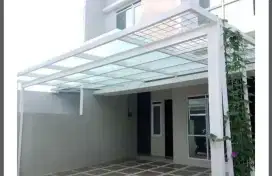 Kanopi kaca transparan@bo