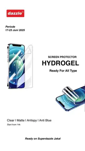 Hydrogel screen protector