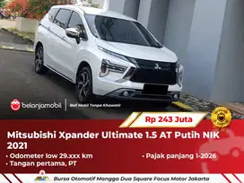 [ LOW KM ] Mitsubishi Xpander Ultimate 1.5 AT Putih 2021/2022
