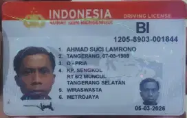 Mencari pekerjaan Driver Sim B1