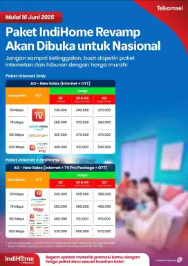 Promo Internet Indihome unlimited
