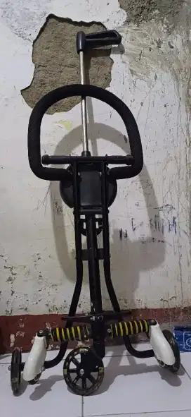 Tricycle trolley hitam