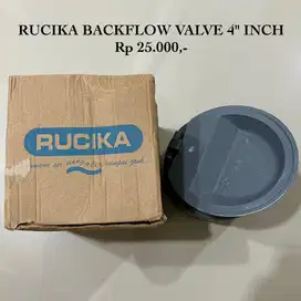 RUCIKA - Backflow Valve 4 | Clean Out/Tutup Septic Tank 3 & 4