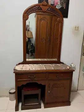 Jual Meja Rias Kayu Jati (Bisa Nego)