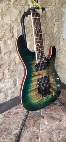 Gitar Ibanez s series green up down not gibson not yamaha not fender