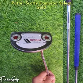 STIK GOLF PUTTER SCOTTY CAMERON SELECT GOLD,KONDISI SECOND ORIGINAL