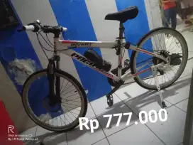 Jual cepat sepeda Pasific PUTIH ukuran 24 OK