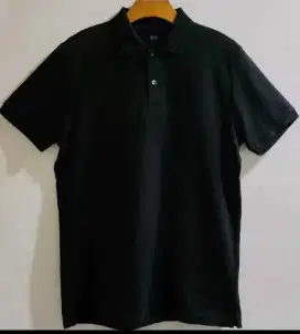 Polo shirt black Uniqlo
