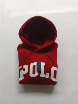 Polo Ralph Lauren Pullover fleece hoodie usa flag patch