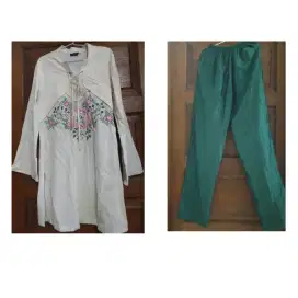 Preloved Satu set atasan dn bawahan cantik murah