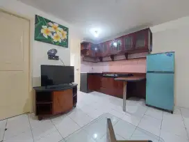 Disewakan tahunan 2kmr full furnish apartemen Wisma Gading Permai
