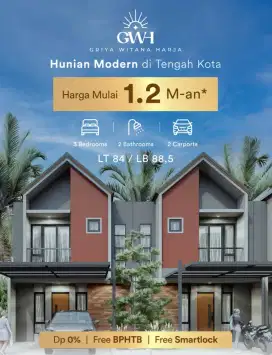 Rumah Pamulang Dekat Bundaran Unpam Free DP Free Biaya Surat2