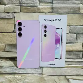 Samsung Galaxy A55 5G 8/128 Lilak Fulset segel mulus 98%