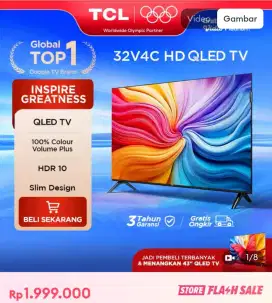 TV TCL QLED 32 Inc