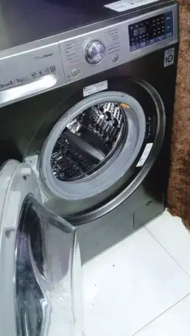 Bu Mesin Cuci Frontloading LG 9/5kg Direct drive inverter,sdh dryer
