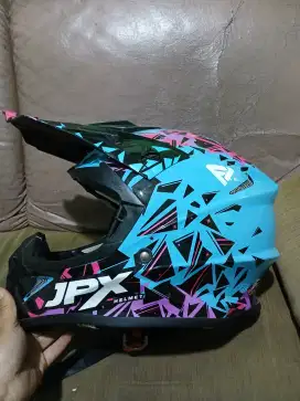helm jpx cross x33 blue glossy