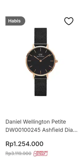 Di jual jam tangan DW original (Daniel Wallington) petite