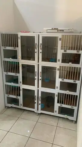 Jual Kandang Kucing 6 Pintu Ukuran 160 (BEKAS)