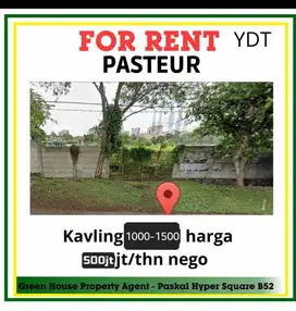Disewakan tanah di pasteur cocok untuk padel