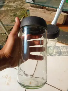 Botol Nescafe kaca beling