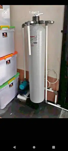 Filter air sumur dan pdam tabung frp 1054