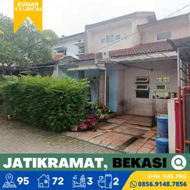 Rumah dijual 1,5 Lantai jalan Ratna, Bekasi dekat ke LRT Cikunir 1,SHM