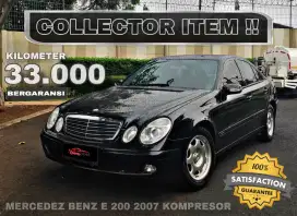 [KM 33.000] Cash Rp139Jt Collector Item Simpanan Antik Mercy E200 2007