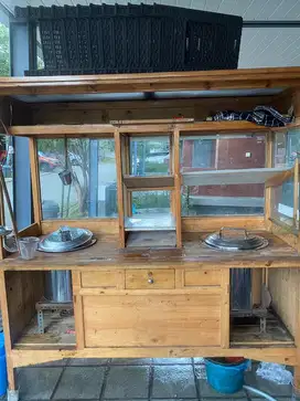 Dijual Gerobak 2 tungku / Gerobak Bakso / Gerobak Mie ayam
