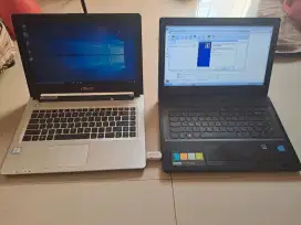 Laptop Asus dan Lenovo