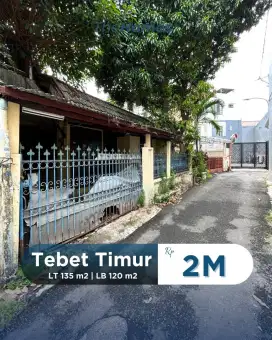 Dijual rumah hitung tanah cocok untuk di bangun lokasi tebet timur