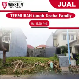 Tanah Kavling Termurah Graha Family Lokasi Bagus dekat Pakuwon indah