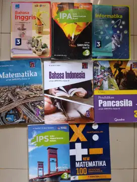 Jual buku bekas kls 9