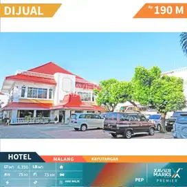 Dijual Hotel Pelangi Tengah Kota Strategis di Kayutangan Klojen Malang