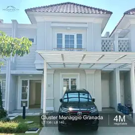 Dijual Cluster Menaggio Granada Gading Serpong