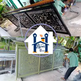 Bengkel las tralis kanopi pintu pagar