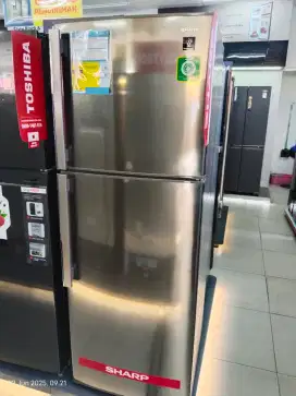 KULKAS SHARP SJ-420GP-SD. CICILAN TANPA DP, SYARAT CUKUP KTP