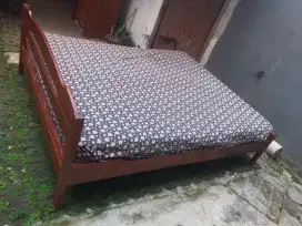 Dipan Jati +SpringBed kokoh asli