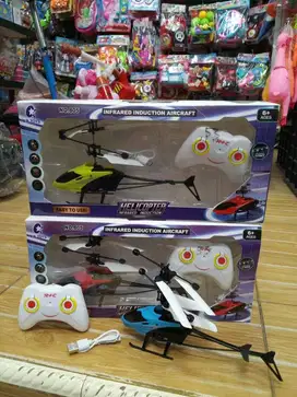 mainan anak helikopter remot 2in1 sensor