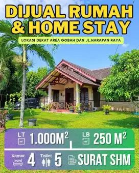 RUMAH & HOMESTAY Lokasi strategis, tenang dan nyaman di pusat kota
